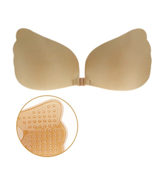 Black strapless bra by Bucciato, seamless design with smooth fabric and supportive fit, perfect for strapless outfits.