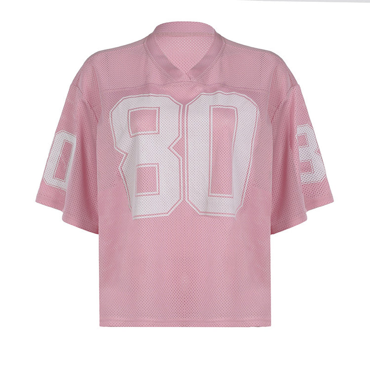 Unisex streetwear T-shirt with digital print, V-neck, short sleeves, in vibrant colors, from Bucciato Multi-Product Store