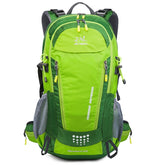 Outdoor waterproof Oxford fabric hiking backpack with dual-shoulder straps, ideal for trekking and travel adventures.