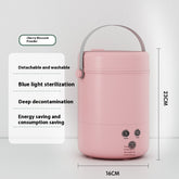 Portable mini turbo automatic washing machine by Bucciato with compact design and easy operation for small laundry loads.