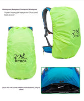 Outdoor waterproof Oxford fabric hiking bag with dual shoulder straps, ideal for trekking, travel, and outdoor adventures.