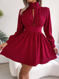 Women   Sexy Cutout Tie Waist Flowy Dress