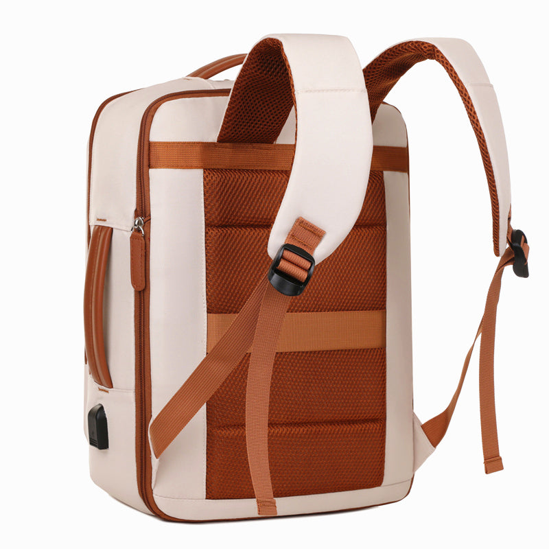 Black leather Bucciato Multi-Product Store business shoulder bag with adjustable strap and multiple compartments.