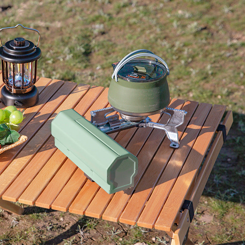Camping-Gaskocher, tragbarer Faltkassettenkocher, Outdoor-Wander-Grill, Reisekocher, Gasbrenner, Speisenerwärmer, Küchenhelfer