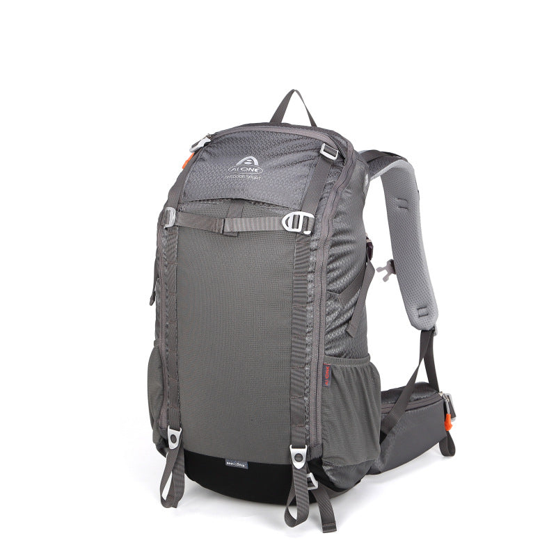 Outdoor sports and travel backpack by Bucciato, featuring multiple compartments, adjustable straps, and durable materials for outdoor adventures.