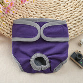 Cute waterproof dog shorts with adjustable fit and playful pattern, designed as puppy physiological diapers and pet costume pants.