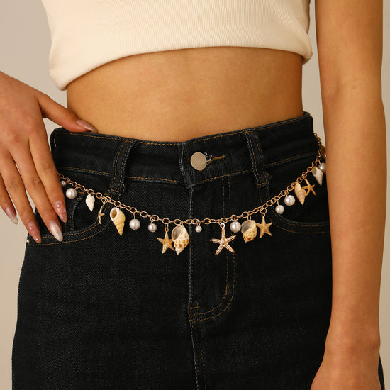 Bohemian Summer Beach Shell Waist Chain For The Seaside