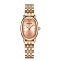 Women's European And American Watch Quartz Leather Steel Belt Waterproof