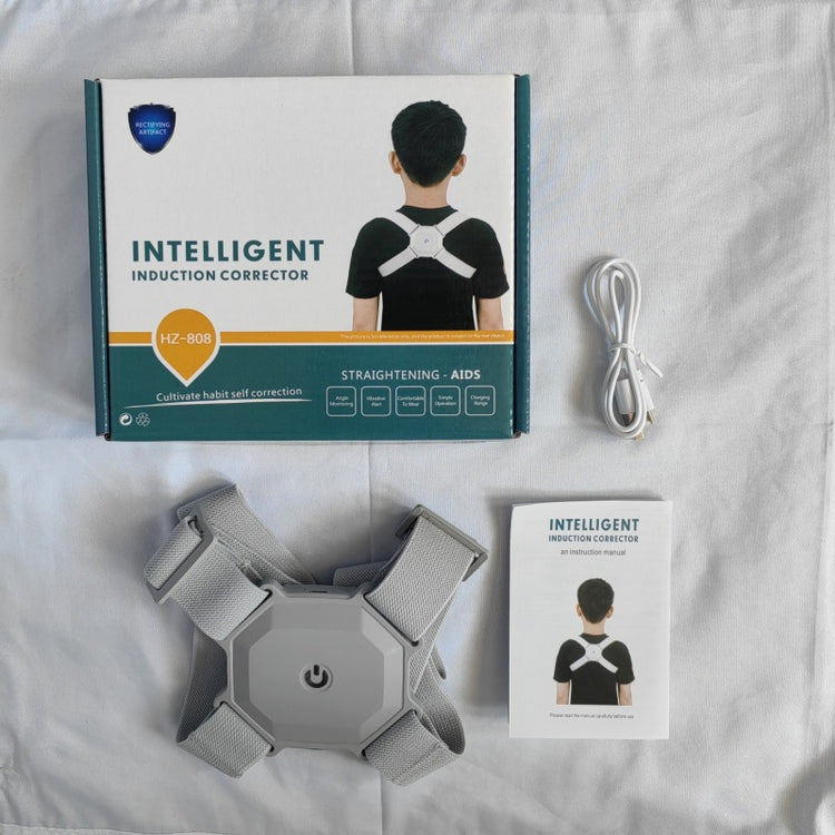 Adjustable Bucciato Smart Posture Corrector for kids and adults, designed to improve hunchback posture with real-time assessment.