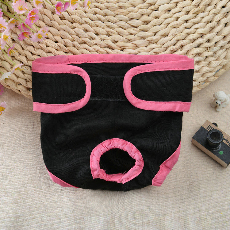 Cute waterproof dog shorts with adjustable fit, featuring a playful pattern, designed for puppies&
