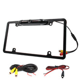 Bucciato Car American Frame Camera for automotive reverse and license plate imaging, mounted on vehicle rear.