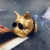 Fadou car air outlet perfume clip by Bucciato, a stylish car air freshener hanging on vehicle air vent.