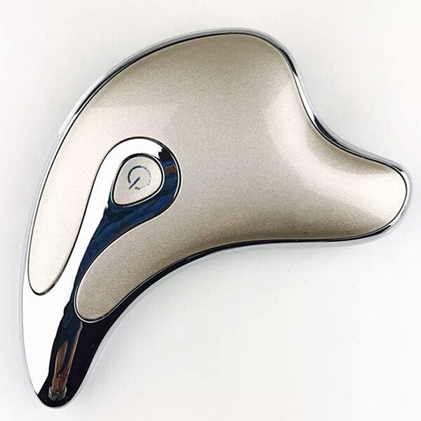 Bucciato facial Gua Sha scraper and massager with LED light, microcurrent technology for skin rejuvenation and face lifting.