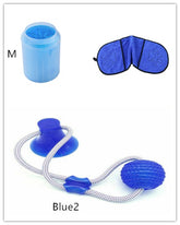 Soft brush pet paw cleaner cup from Bucciato, designed for easy cleaning of pets&