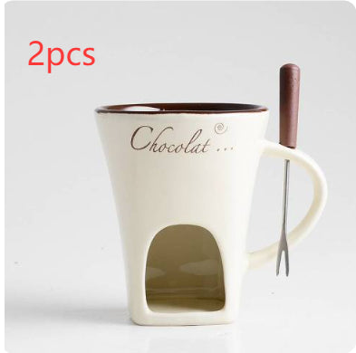 Fondue-Set, Mini-Fonduetöpfe, Schokoladen-, Käse- und Eiscreme-Fondue-Set, individueller Butterschmelzbecher, kleiner Wärmer, Küchenhelfer