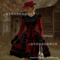 Womens Fashion Casual Sweatshirt Fabric Dress With Printed Design