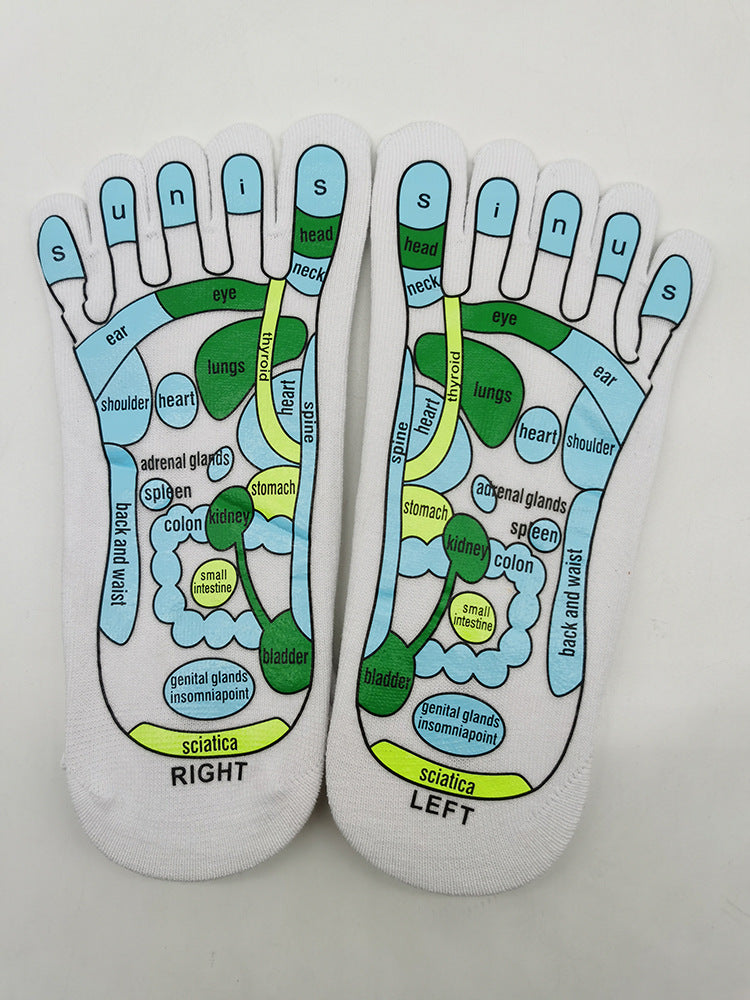 Fußmassage-Socken zur Linderung müder Füße, Akupressur-Fußmassagegerät, Reflexzonen-Socken, Fußpunkt-Socken, Fußpunkt-Werkzeug, Physiotherapie-Socken