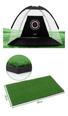 Golf-Übungsnetzzelt, Golf-Abschlagkäfig, Garten- und Rasen-Übungszelt, Golf-Trainingsausrüstung, Netzgewebe für den Außenbereich