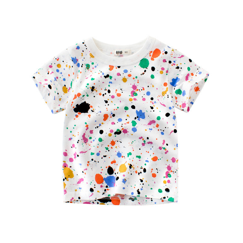 Children's Clothing Summer Baby Short-Sleeved Children's-shirts Boys Half-Sleeved Tops Children's Clothes