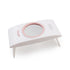 Foldable portable nail phototherapy machine by Bucciato, compact design with LED light for effective nail treatment.