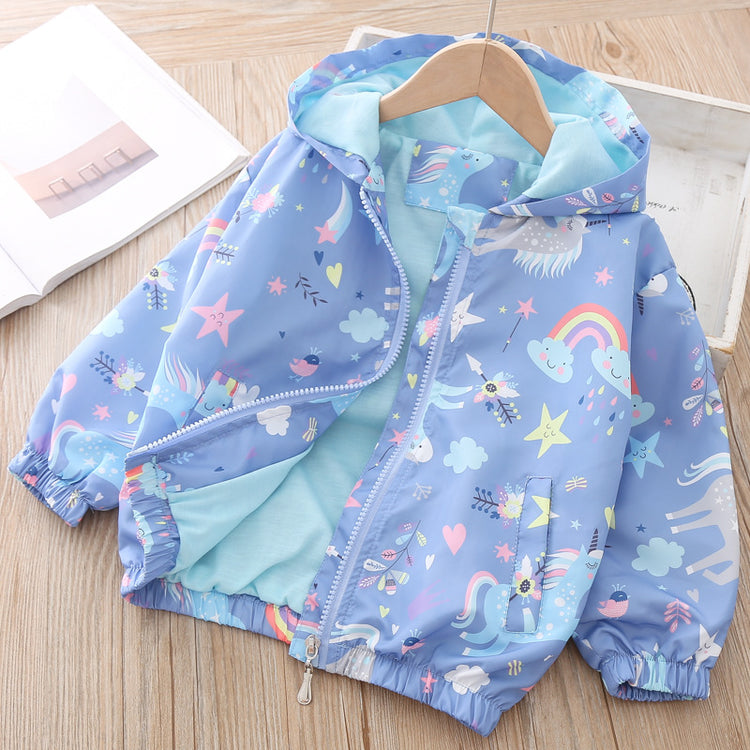 Bright graffiti jackets for children and babies, stylish spring and summer new designs by Bucciato.