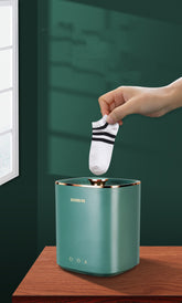 Mini portable fully automatic washing machine for dorms and travel, ideal for underwear and small laundry loads.