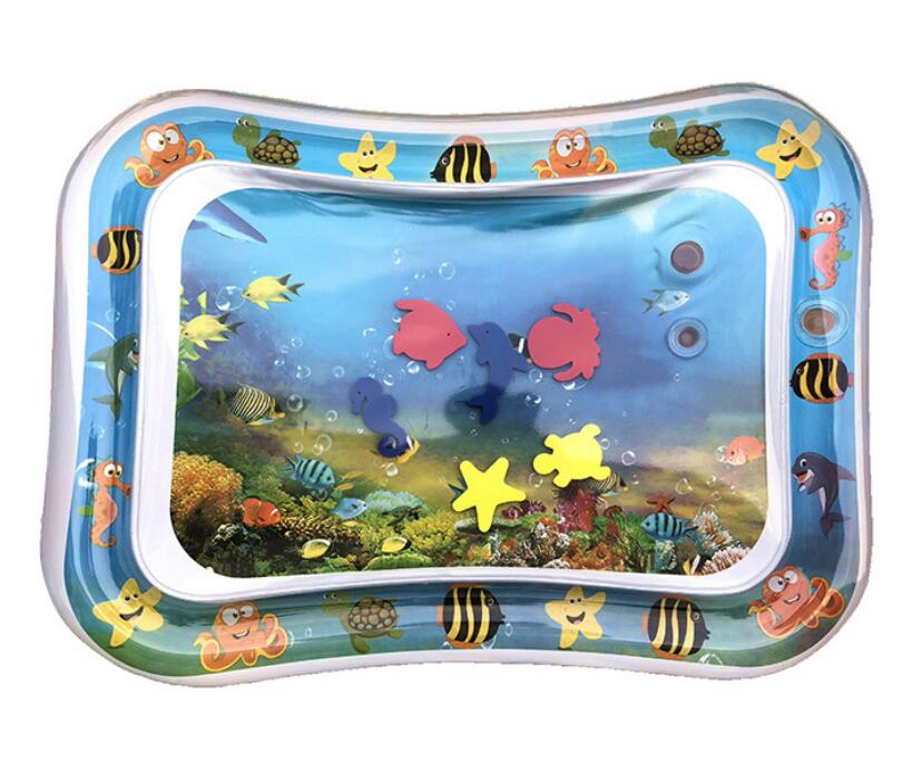 Aufblasbare Wassermatte für Babys, Sommer-Strand-Wassermatte für Kleinkinder, gepolsterte Wasserkissen für Babys und Kleinkinder, Sommerspielzeug, Babykissen 