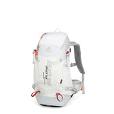 Durable 32L hiking backpack with large capacity, featuring adjustable straps and multiple compartments for outdoor adventures.