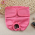 Cute waterproof dog shorts with adjustable pattern for puppies, designed as physiological diapers and pet costumes by Bucciato.