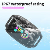 Rechargeable Bucciato anti-barking dog collar with HD digital display, waterproof design, for effective pet training and bark control.