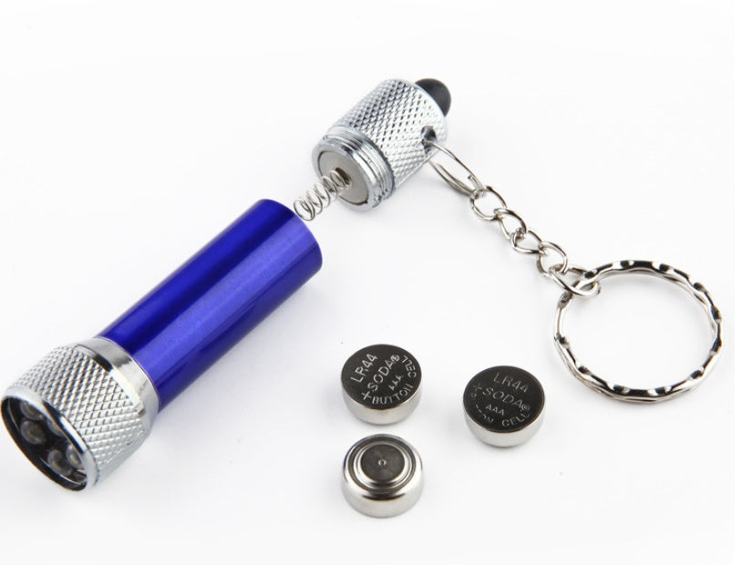 Mini-Schlüsselanhängerleuchte, Notlicht, Nachtlicht, Camping-Taschenlampe, tragbare LED-Taschenlampe, Aluminium-Schlüsselring