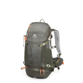 Durable 32L hiking backpack with large capacity from Bucciato, featuring multiple compartments and adjustable straps for outdoor adventures.