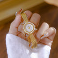 Leichte Luxus-Sonnenblumen-Uhr von Gesang – Ein eleganter Zeitmesser