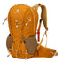 Outdoor zippered foldable hiking backpack in black with multiple compartments and adjustable straps, designed for outdoor adventures.