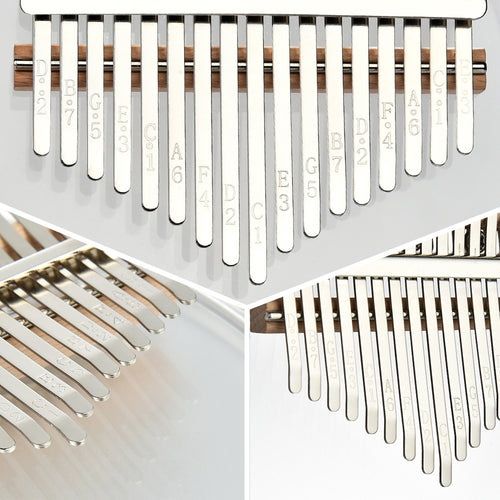 Kalimba mit 17 Tönen aus Acrylglas, Daumenklavier