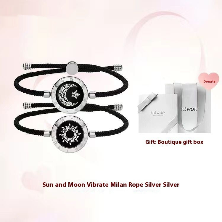 Smartes Sonnen-Mond-Paararmband mit Sensoren