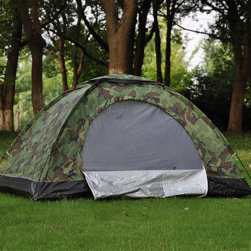 Doppeltes Tarnzelt Freizeitzelt Outdoor-Campingzelt