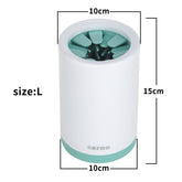 Portable pet paw cleaner cup with soft silicone bristles for gentle washing of dogs and cats&