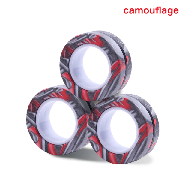Anti-Stress Magnetic Rings Fidget Unzip Toy Magic RingTools