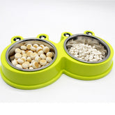 Hygienic pet food storage bowl from Bucciato, designed for smart, clean food storage for dogs or cats.