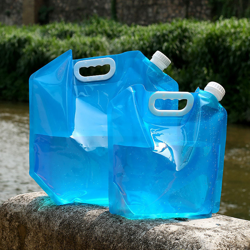 Faltbarer, tragbarer Wasserbeutel aus PVC für Outdoor-Camping und Wandern