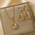 Women's Creative Round Heart-Shaped Pendant Necklace