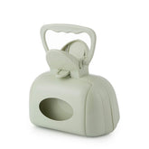 Portable pet cleaning scooper for waste pickup, compact and easy to use, ideal for quick and hygienic pet waste disposal.