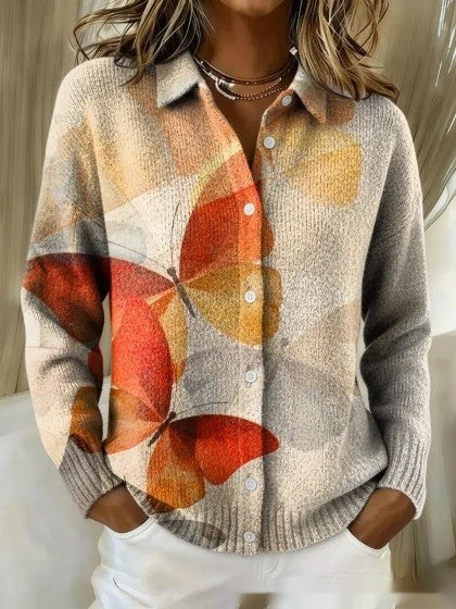 Women's Loose-fitting Sweater Cardigan For European And American-style Outfits