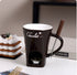 Mini fondue mug set with small cups and warmers, ideal for chocolate, cheese, or dessert melting in a compact kitchen gadget.