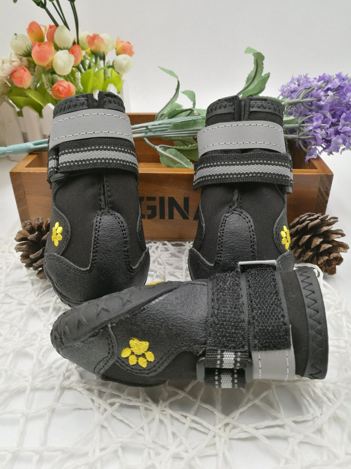 Dog pet shoes by Bucciato, lightweight and comfortable footwear designed to protect dogs&