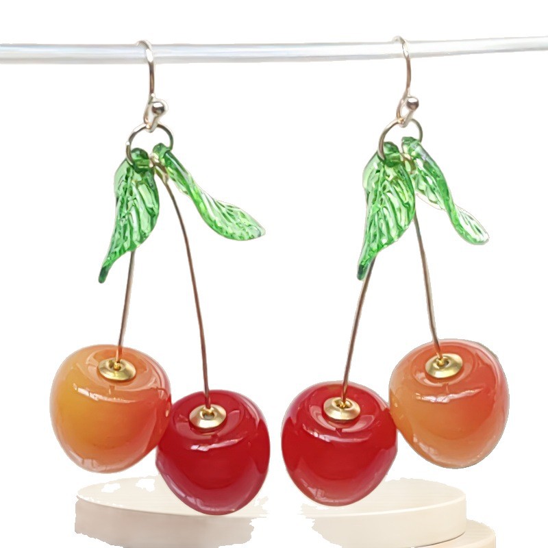 Sweet Fruit Cherry Ear Cuffs