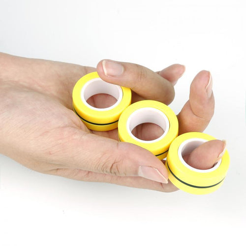 Anti-Stress Magnetic Rings Fidget Unzip Toy Magic RingTools