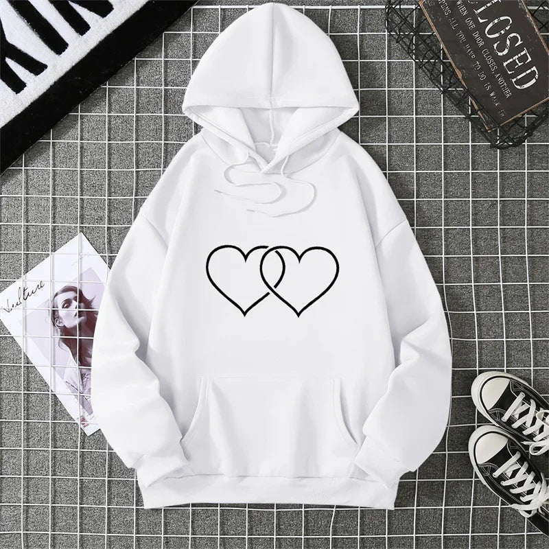 Mens Casual Hooded Sweatshirt Top