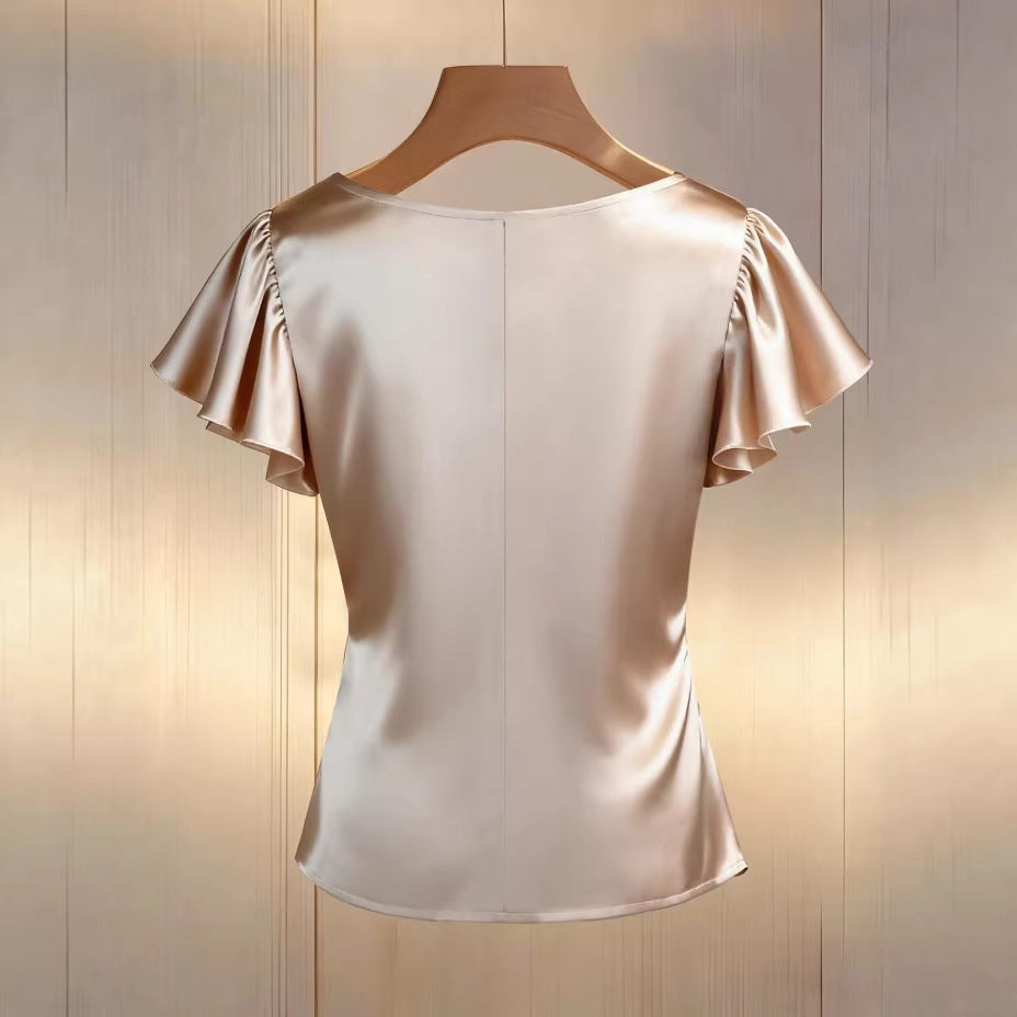 Stilvolles und minimalistisches Kurzarmtop für Damen